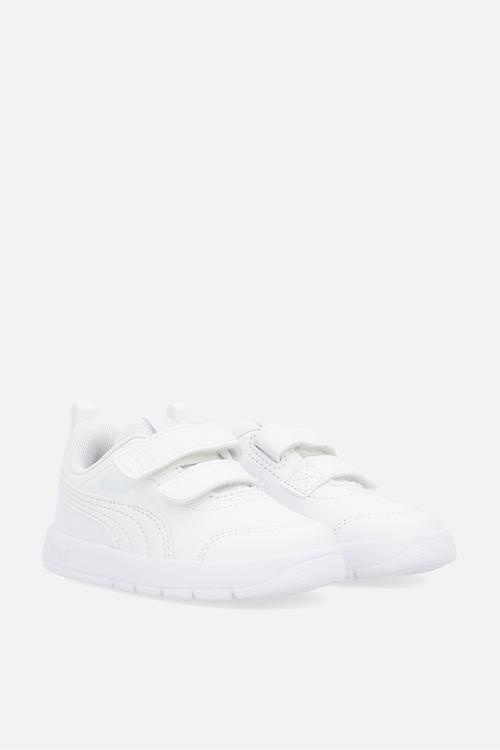 Courtflex V3 V Inf - Puma White-Puma White-Silver Mist