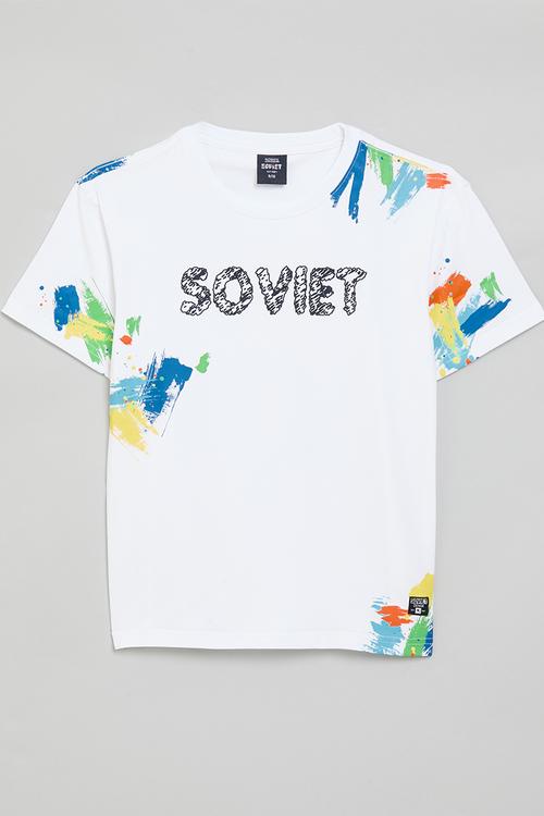 Boys fashion T-shirt - white