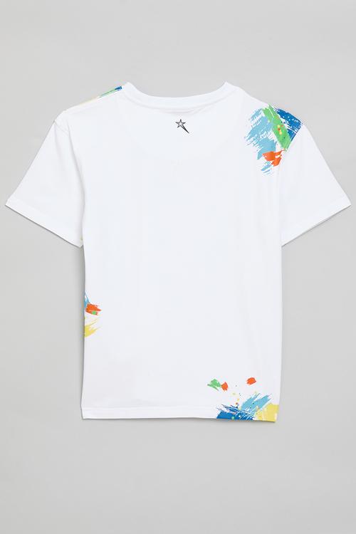 Boys fashion T-shirt - white