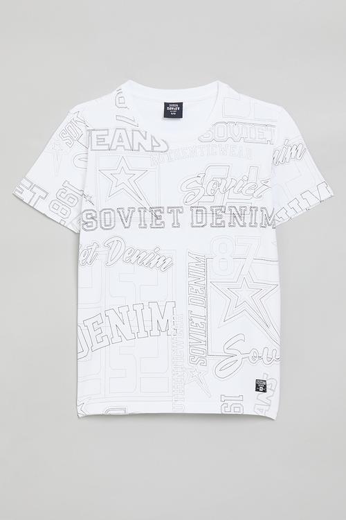 Boys fashion T-shirt - white