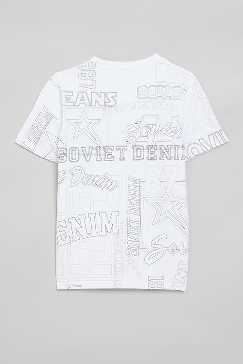 Boys fashion T-shirt - white
