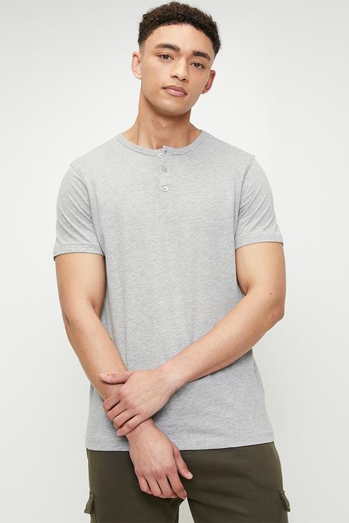Polo T-Shirts - Light Grey Marl
