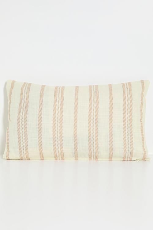 Ticking Printed Cushion Cover - Blush