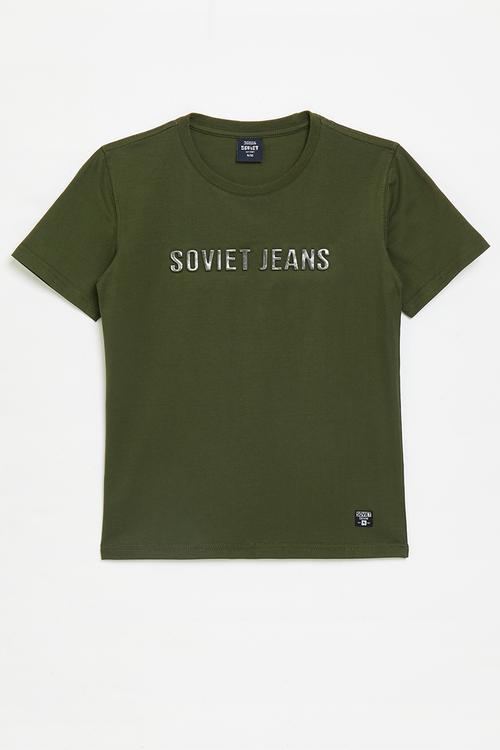 Boys fashion T-shirt - olive