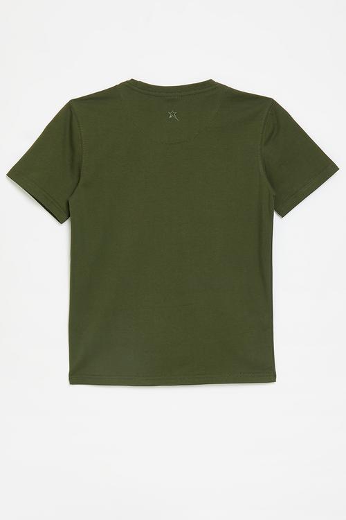Boys fashion T-shirt - olive