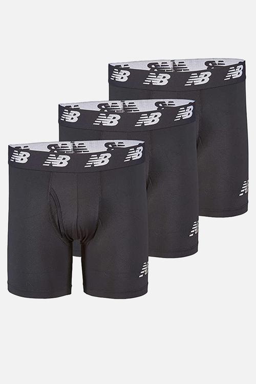Premium 6In Boxer Briefs 3Pk - Black