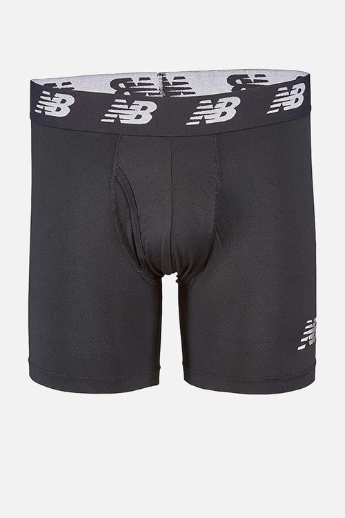 Premium 6In Boxer Briefs 3Pk - Black