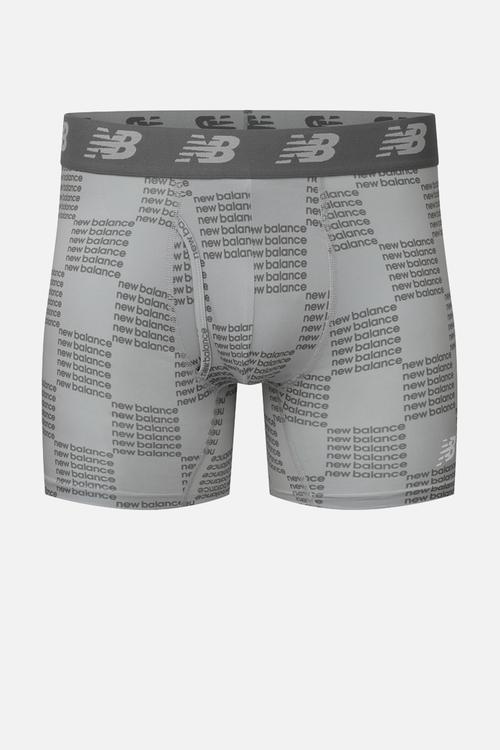 Premium 6In Boxer Briefs 3Pk - Charcoal