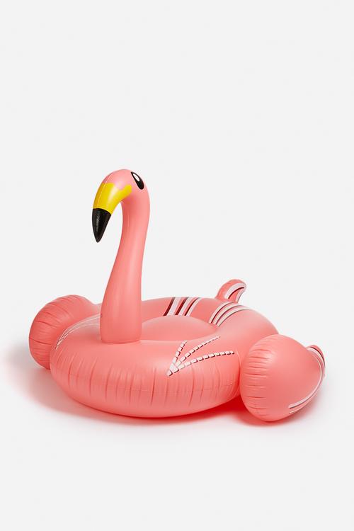 Neon pink flamingo