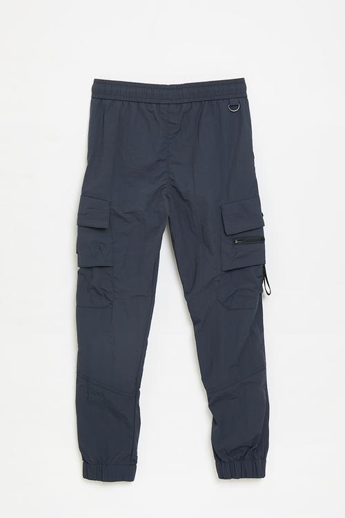 Boys fashion cargo nylon pants - navy