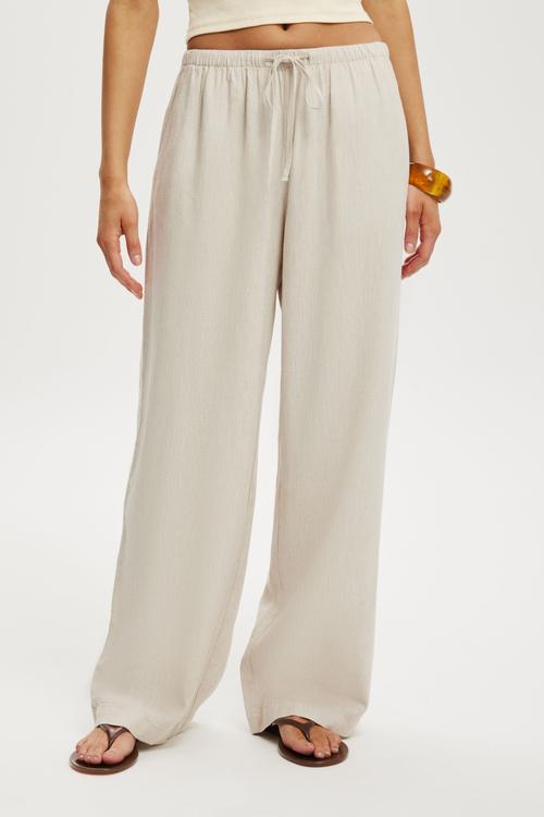 Haven wide leg pant - natural