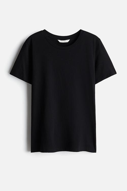 Cotton t-shirt - black