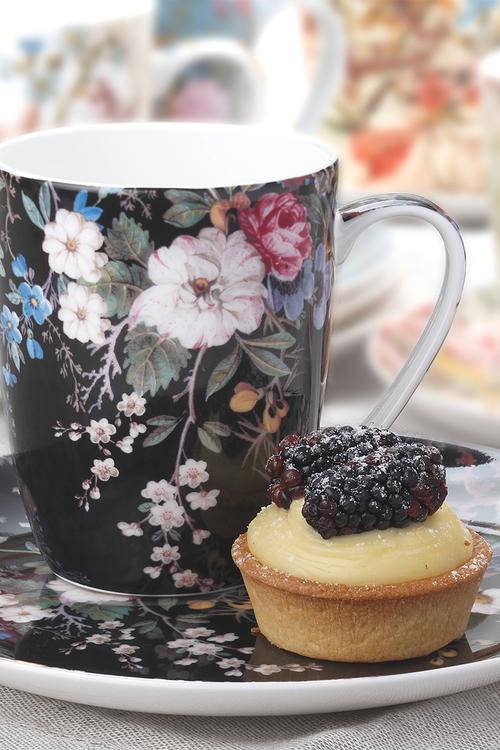William Kilburn Mug 400ml - Midnight Blossom
