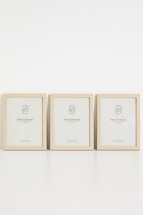 Mono gallery wall set of 3 - natural
