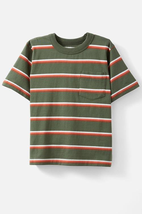 The essential short sleeve tee - khaki green/vanilla/chilli pumpkin/chestnut