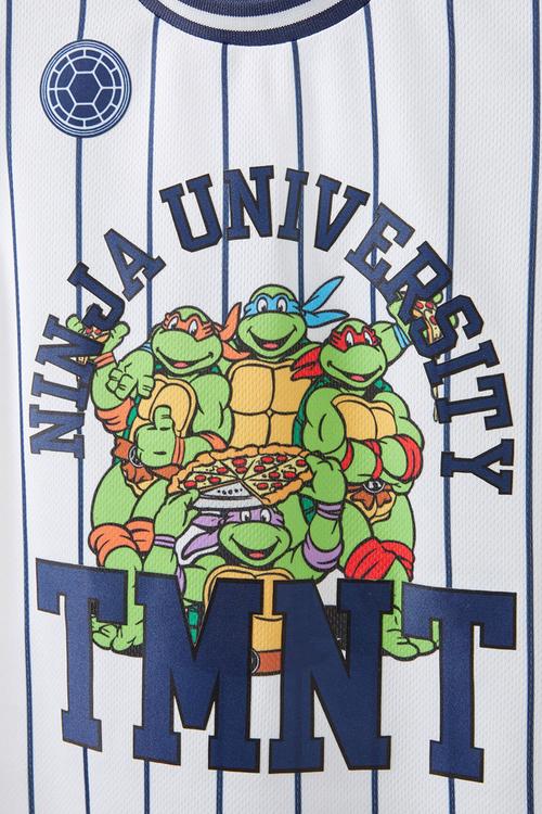 License basketball tank - lcn nic vanilla/stripe/tmnt 84