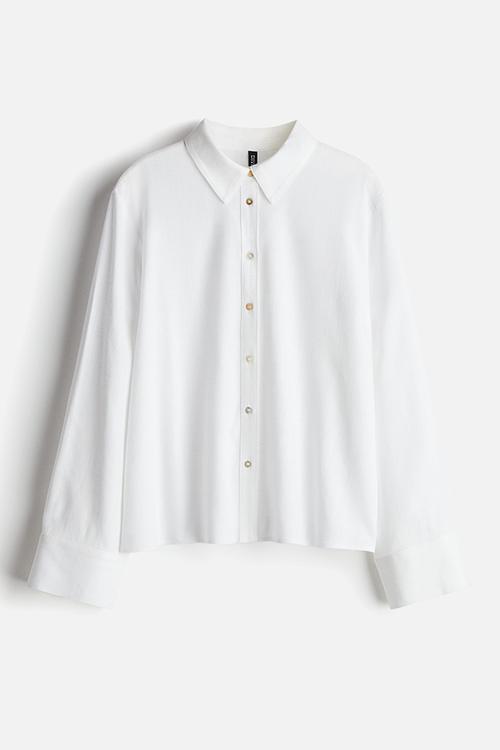 Airy shirt - white