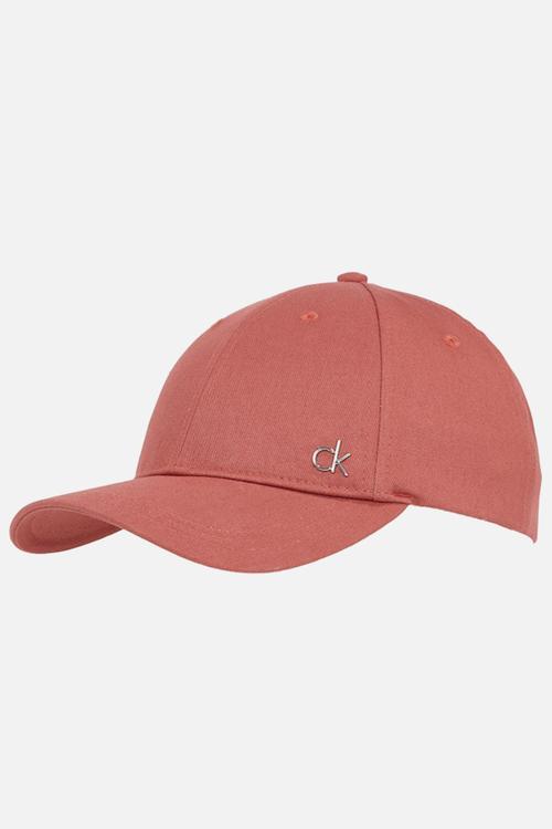 Ck metal cotton cap - light mahogany