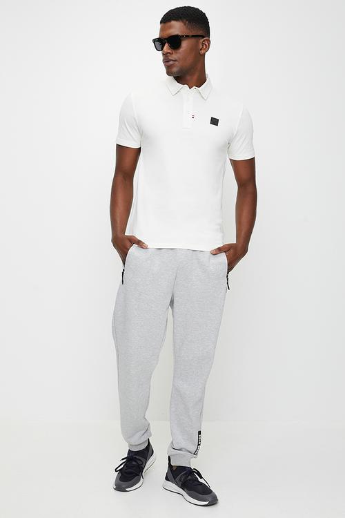 Men Sport Sweat Pants - Grey Melange