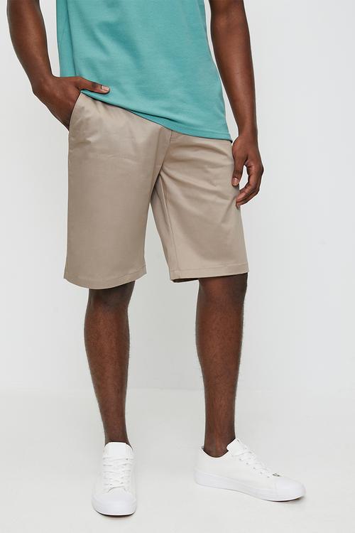 Ezra Essential Chino Short - Taupe