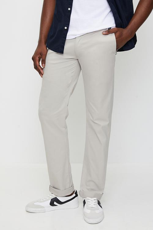 Slim Fit Stretch Chino - Stone