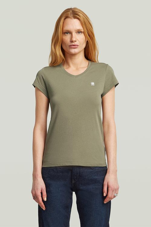 Eyben Slim V-Neck Top 2.0 Wmn - Shamrock