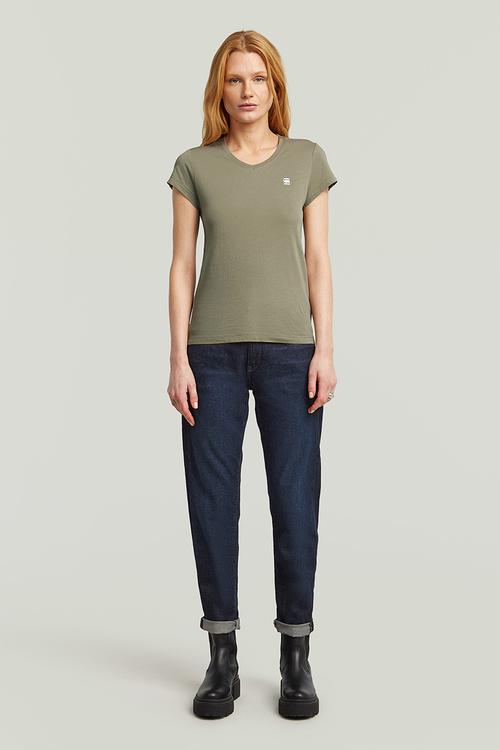 Eyben Slim V-Neck Top 2.0 Wmn - Shamrock