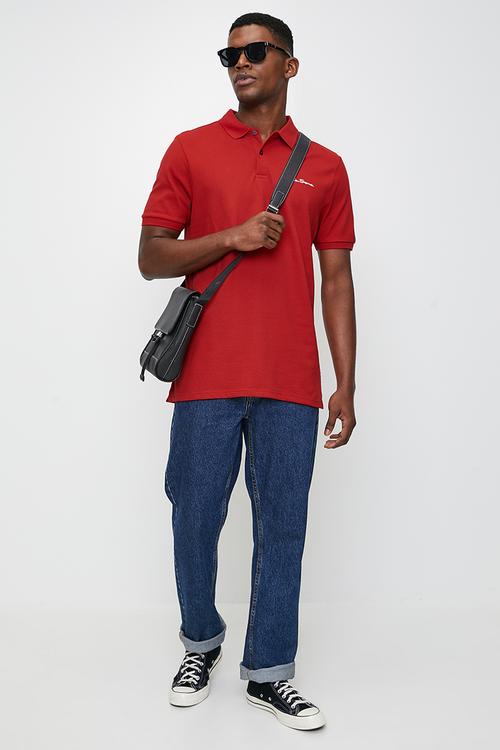 Ben Polo S/S - Red