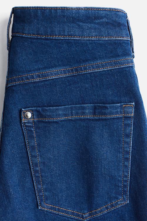 Flared ultra high jeans - dark denim blue