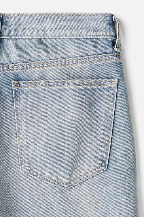 Baggy denim shorts - light denim blue 