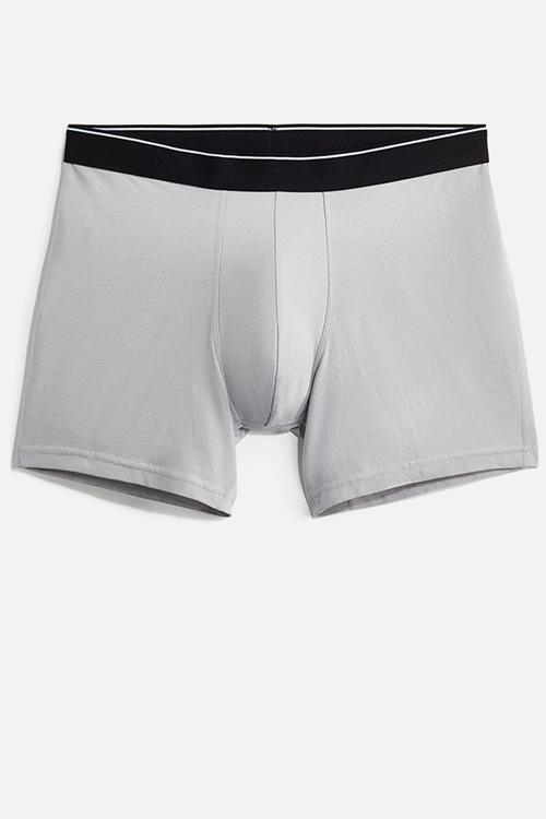 3-pack mid trunks with lycra® - grey,black