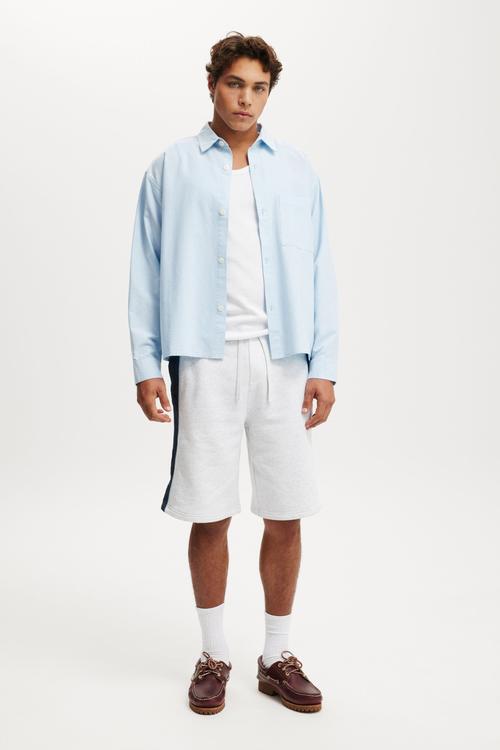 Super Baggy Fleece Short - Athletic Marle / True Navy