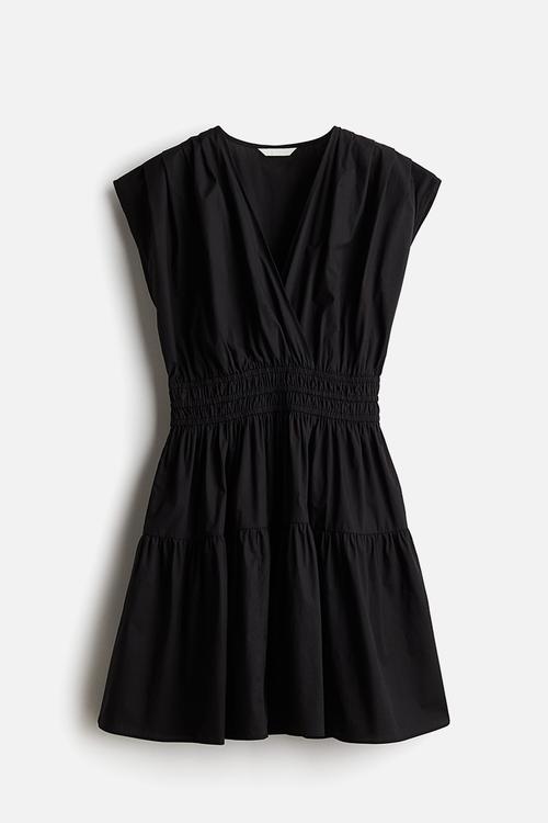 Cotton dress - black