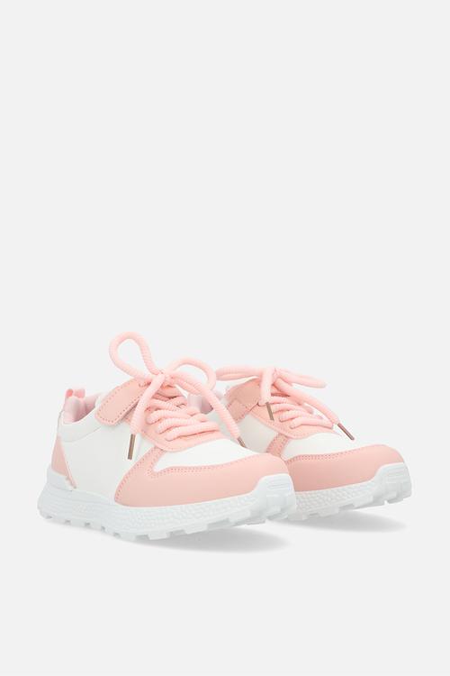T Sneaker - pink & white