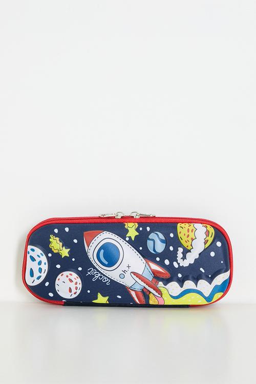 Space themed pencil case - multi