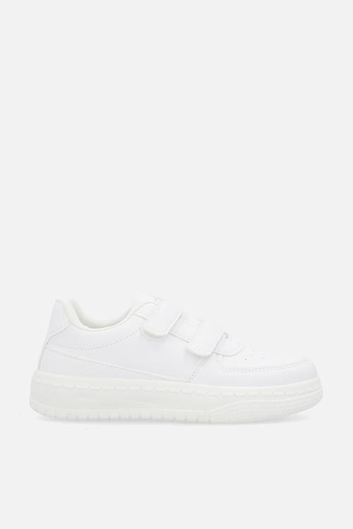 Twin strap sneaker - white