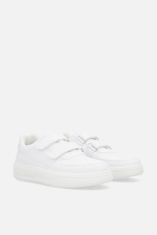 Twin strap sneaker - white
