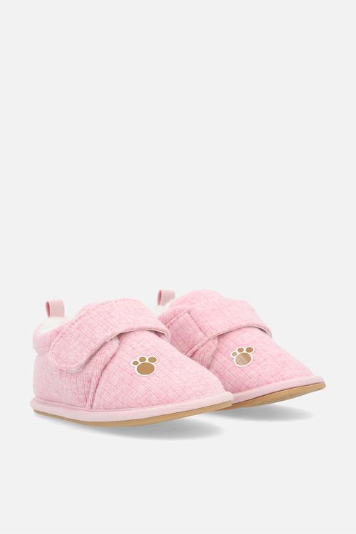 Adjustable strap fastener slippers - pink