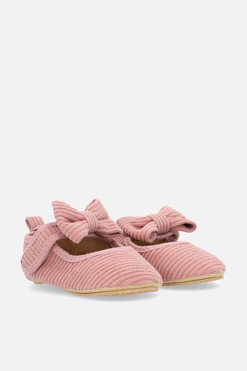 Bow décor pumps - dusty pink
