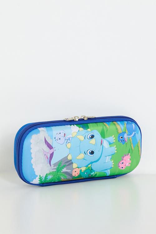Baby dinos themed pencil case - multi