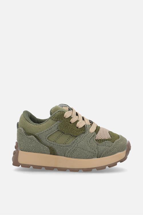 K Lace up sneaker - olive