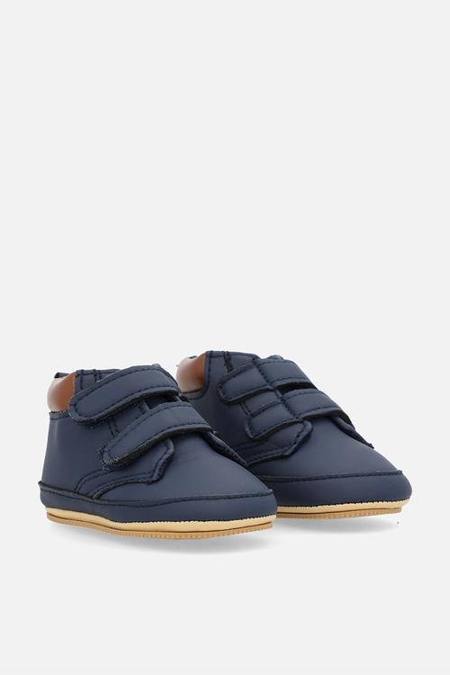 Twin buckle shoes - navy blue