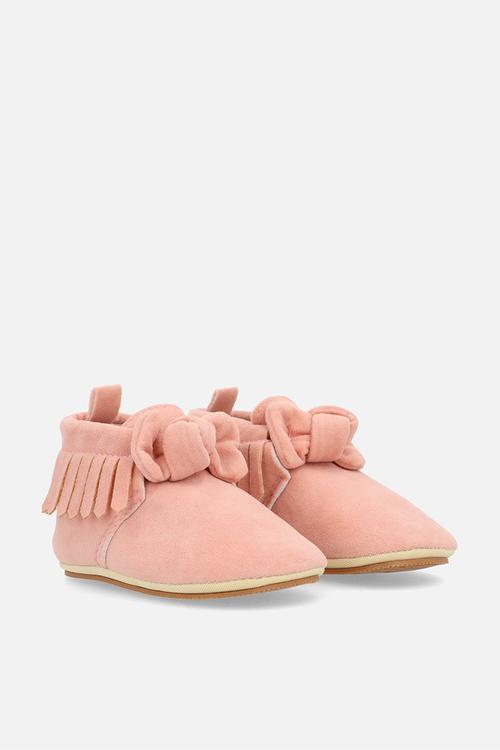 Fringe boots - pink