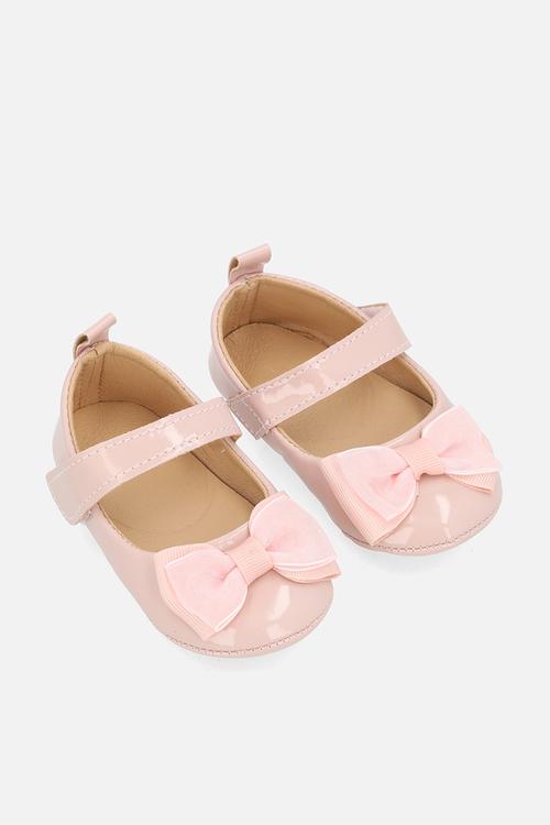 Bow décor pumps - pink