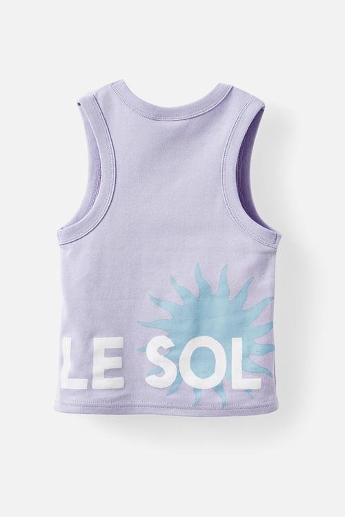 Angela tank - smokey lilac/le sol