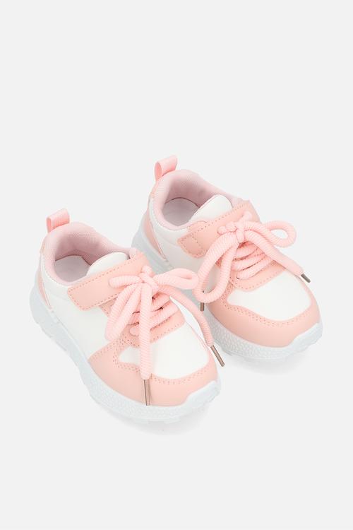 Sneaker - misty rose/white