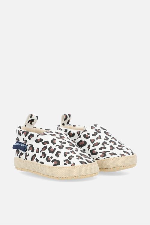 Printed sneakers - black & white