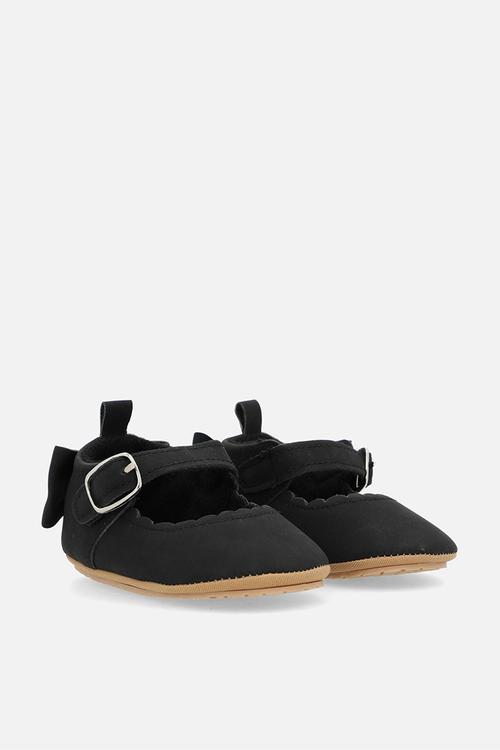 Bow décor pumps - black