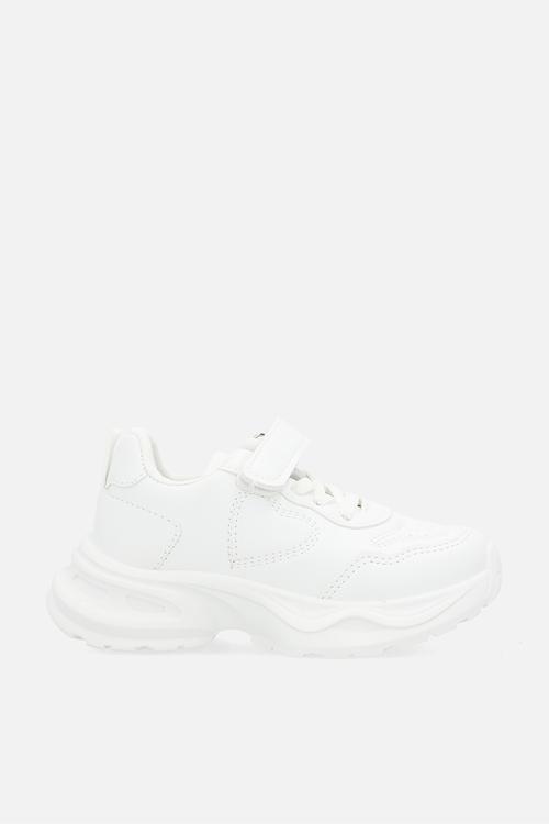 Plain chunky trainer - white