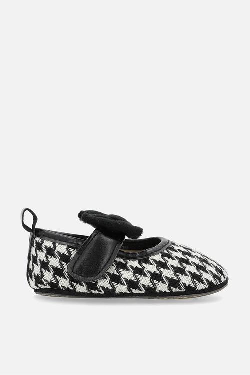 Houndstooth printed pumps - black & white